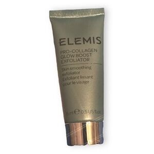 🆕NWT Elemis Pro Collagen Glow Boost Exfoliator 15mL 0.5 oz Travel Size